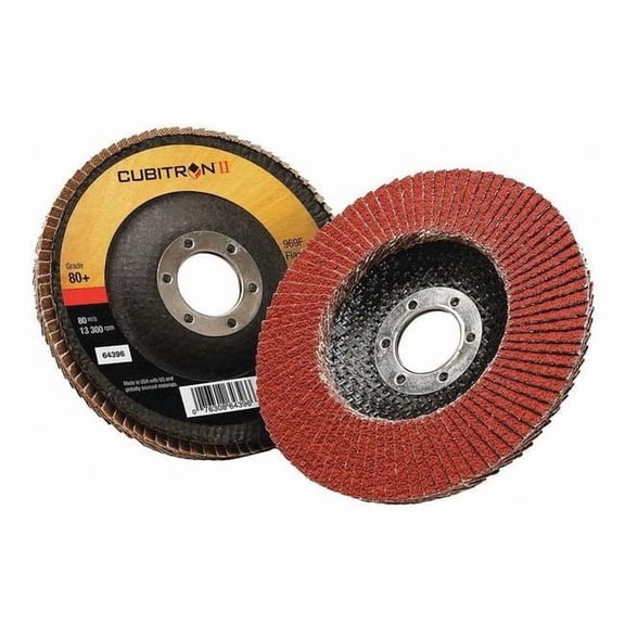 3m Cubitron Flap Disc, 4 1/2 in Dia, 7/8 in Arbor 7100104990