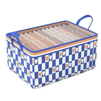 CasaChic Clothes Storage Bags, Large Capacity Foldable Closet Organizers - Three Sizes, Thick Fabric with Handles for Blanket, Comforter & Clothes