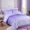 Purple/Silver Butterflies, variant on Catami gold foil Design 5-piece Bed in a Bag Comforter Set with Sheets,Purple/Silver Butterflies,Twin