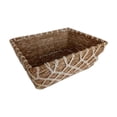 thumbnail image 1 of Hometrends Large Size Rush and Woven Cotton Rope Macrame Decorative Basket, 1 of 6