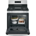 thumbnail image 4 of GE® 30" 5.0 cu. ft. Free-Standing Gas Range in Stainless Steel, 4 of 5