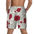 thumbnail image 4 of Haiem Leaves And Anemone Men'S Quick-Dry Swim Trunks: Comfortable Beach Shorts With Mesh Lining And Pockets - Ideal For Swimming And Sunbathing Xx-Large, 4 of 9