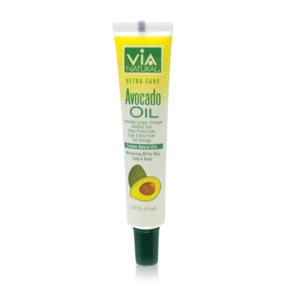 VIA NATURAL Oil for Hair, Scalp & Body Treatment AVOCADO OIL 1.5oz