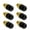 6, variant on Heavy Duty Brass Valves Stem General M8x1 Thread Design Weatherproof Adapter Suitable for Car Motorcycle Applications