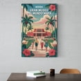thumbnail image 6 of Vintage Retro Travel Poster Wall Art Gran Museo Del Mundo Maya Merida Mexico Tropical Landscape Print Canvas Poster, 6 of 8
