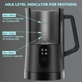 thumbnail image 2 of 4 in 1 Milk Frother, 11.8oz/350ml Electric Milk Steamer, Automatic Warm and Cold Foam Maker for Coffee, Latte, Cappuccino, Macchiato, Hot Chocolate, 2 of 6