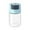 Blue 1E8, variant on Staron under $5 0.02oz Glass Seasoning Dispenser, Push-in Control Spice Shaker with Precise Measuring, Kitchen Pepper Salt Container for Cooking Baking, Herb Spice Dispenser Shaker Bottle