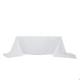 thumbnail image 5 of BalsaCircle White 90" x 156" Accordion Crinkle Taffeta Rectangular Tablecloth Reception, 5 of 8
