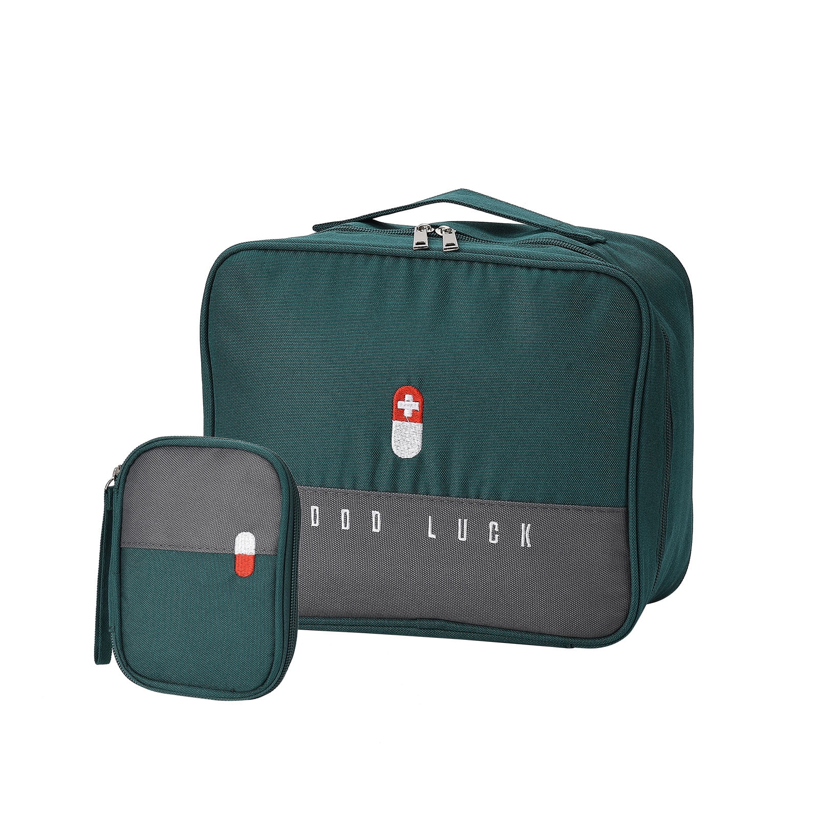2 Packs Waterproof Bag Large Capacity Household Bag Portable Emergency Bag  Empty Storage Bag First Aid Kit