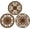 Chocolate Brown, variant on Thick Silicone Trivet Mat for Hot Dishes, Hot Pots and Pans, Pot Holder, Hot Pad to Portect Your Table and Countertop, Kitchen Decor and Accessories