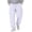 White -AE05, variant on IYYVV Mens Baggy Sweatpants Wide Leg Cotton Fleece,Casual Fall Winter Warm Wear, Lounge Joggers with Pockets, Street Style Wine L
