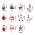 thumbnail image 3 of Christmas Decorations Clearance!! Iron Christmas Pendants Santa Claus Snowman Metal Pendants Props Christmas Tree Ornaments Decorations, 3 of 7