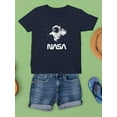 thumbnail image 3 of NASA Nasa Astronaut Reaching Camera T-Shirt Juniors -NASA Designs,  x-Large, 3 of 4
