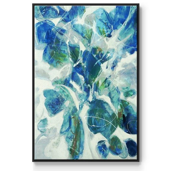 Winding Road Framed Premium Gallery Wrapped Canvas - Ready to Hang - 17 x 25 - Black Floating Frame