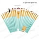 thumbnail image 1 of Paquete de 20 piezas de esponja cosmética para sombra de ojos, delineador de ojos, cejas, labios, nariz, base, polvo, juegos de brochas de maquillaje-2PCS, 1 of 5