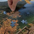 thumbnail image 4 of Ambesonne Tree Jigsaw Puzzle, Lake Forest Autumn Tree, Heirloom-Quality Fun Activity for Family Durable Cardboard, 1000 pcs, Orange Green, 4 of 5