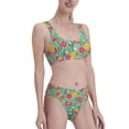 thumbnail image 4 of High Waisted Bikini Sets For Women, Grapefruit Leaves_B Swimsuits Tummy Control, Two Pieces Bathing Suit, 4 of 8