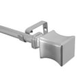 thumbnail image 3 of UTOPIA ALLEY Wall Mounted 3/4 Inch Curtain Rod - Curtain Rods For Windows 86 to 120 Inch, Adjustable Drapery Rods, Nickel Curtain Rods, Bedroom Curtain Rods, Tapestry Poles (Nickel, 86"-120"), 3 of 8