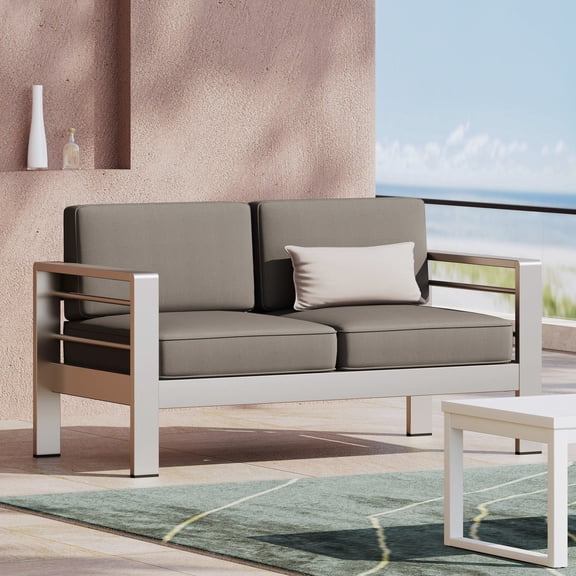 600 - lbs Capacity Aluminum Loveseat / Support Multiple People in Outdoor