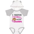 thumbnail image 3 of Inktastic I Watch Football with My Grandpa Girls Baby Bodysuit, 3 of 5