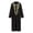 Black-a, variant on Men's Robe Clothes Kimono Loose Abaya Dresses Long Sleeve Embroidered Chiffon Kaftan Casual Formal Dubai Thobe