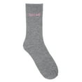 thumbnail image 2 of No Boundaries Women's Ribbed Lurex Crew Socks, 1 Pack, Size 4-10, 2 of 4