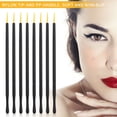 thumbnail image 3 of Fugacal 100pcs Pincel Delineador de Ojos Desechable, Pinceles Delineador de Ojos, Aplicador Maquillaje Delineador de Ojos Varitas Cabeza Dura Delineador de Ojos Pincel Líquido Sombra de Ojos Pincel Fugacal No se aplica, 3 of 6