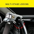 thumbnail image 5 of Car Steering Wheel Lock, Car Anti-Theft Device Car Seat Belt Lock,Car Vanalarm Lock, Steering Wheel Car Security Lock Universal Fit For Vehicles Truck SUV -Broken Window Edition Gray, 5 of 6