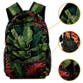 thumbnail image 3 of Lightweight Backpack Tropical Leaves School Bag Travel Laptop Daypack for Men Women Casual Rucksack, 3 of 6