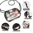 thumbnail image 3 of FORMRS Mini Crossbody Bag for Women Adjustable Shoulder Rope Travel Casual Phone Purse, Snowman Family, 3 of 7