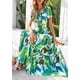 thumbnail image 5 of Vestido largo PRETTYGARDEN para mujer, verano 2025, estilo bohemio, floral, verde, 5 of 9