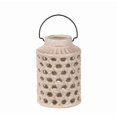 thumbnail image 2 of Privilege Small Pierced Ceramic Lantern 66775, 2 of 2