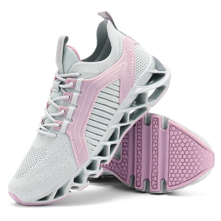

UMYOGO Womens Walking Shoes Athletic Sport Running Shoes 9 Gray