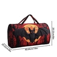 thumbnail image 3 of ZhangC Halloween Themed Quilted Embroidered Tote Bag, 16x8x8 Inch Large Capacity Portable Travel Handbag, Embroidered Storage Tote for Party Supplies, Costumes, Gym and Daily Use, 3 of 9