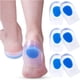 thumbnail image 1 of 3 pares de talones de gel para fascitis plantar, almohadillas de gel de silicona para el dolor de talón, espolón óseo y dolor de Aquiles, cojines y copas de gel para el talón, 1 of 5