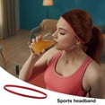 thumbnail image 2 of Diadema de yoga para hombre y mujer, color caramelo, transpirable, elástica, para el pelo, longitud ajustable, elástica, para correr y hacer deporte., 2 of 8