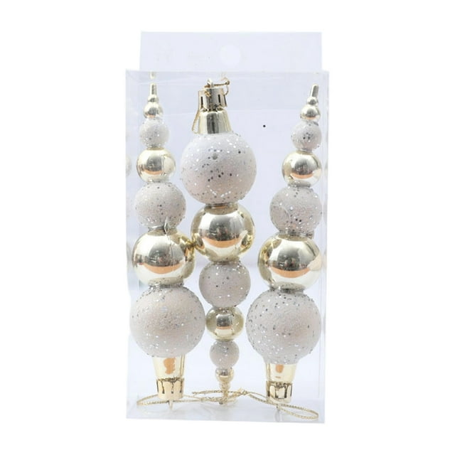 Outdoor Christmas Decorations and Tree Decorations Color Painted Balls Hanging Pendant Gift Box Set