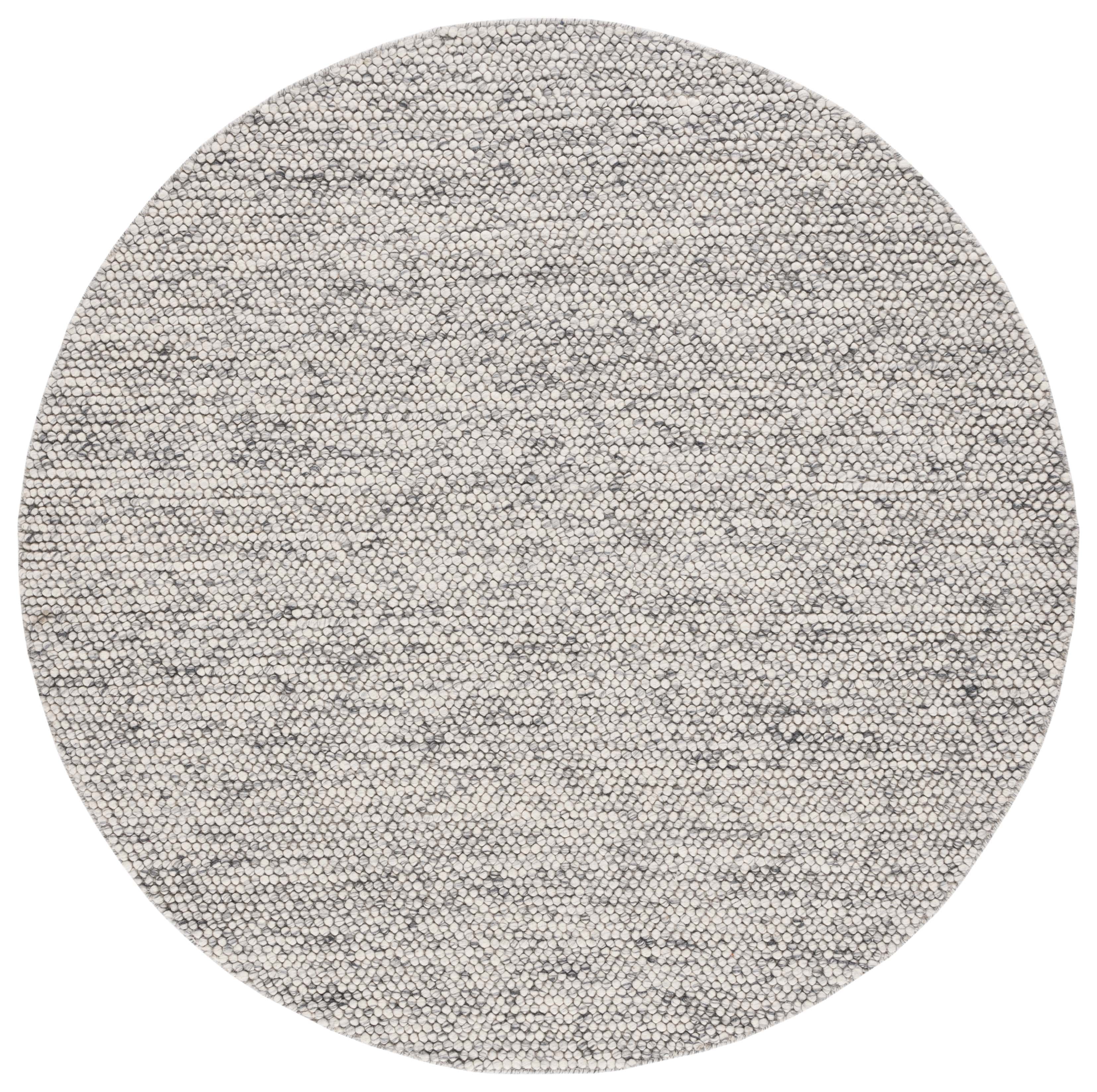 Safavieh Natura Feride Geometric Area Rug, Light Gray/Ivory, 10' x 10' Round
