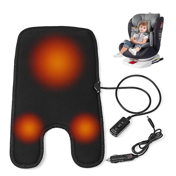 Universal bebé invierno cálido asiento de coche cubierta calefactable almohadilla de seguridad cojín del asiento