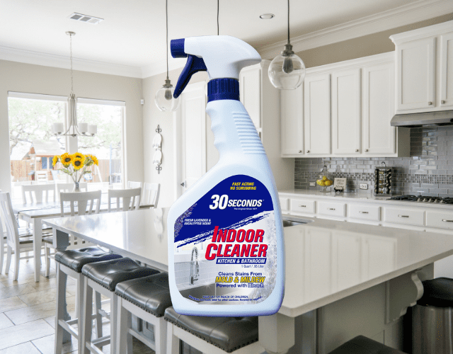Buy 30 SECONDS Kitchen & Bathroom Bleach Cleaner Spray Cleans Stains