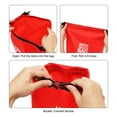 thumbnail image 4 of Uxcell 24L Waterproof Dry Bag, Dry Roll Top Lightweight Dry Storage Bag for Kayaking Camping, Red 2 Pack, 4 of 6