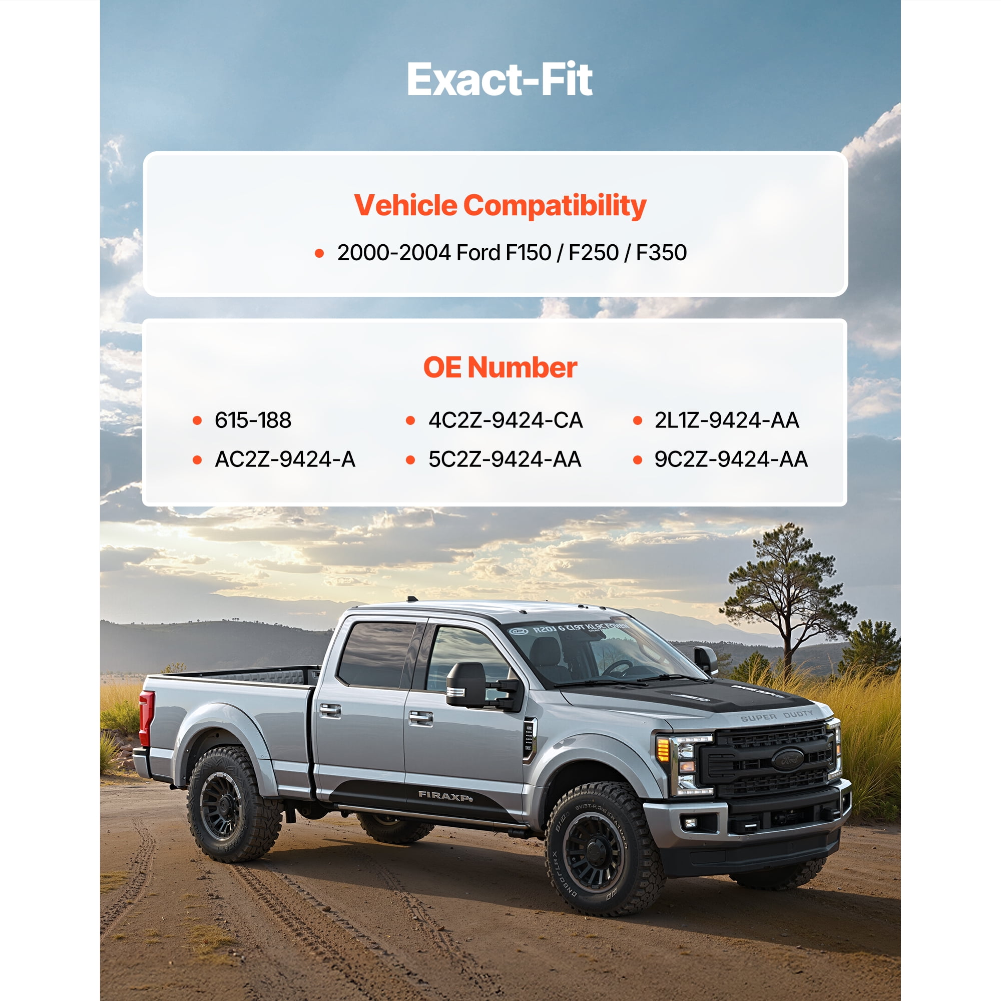 KFFKFF Engine Intake Manifold Assembly with Gasket, Compatible with 2000-2004 Ford F150/F250/F350, Replaces 615-188, AC2Z-9424-A, 2L1Z-9424-AA, 4C2Z-9424-CA, 5C2Z-9424-AA, 9C2Z-9424-AA