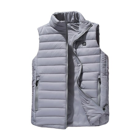 NT-Einnly Mens Heated Vest 4 Heating Areas Men s Adjustable Heating Vest USB Charging Heating Vest for Men Women Warming Men s Heated Puffer Vest Lightweight Heating Vest for Hunting Camping