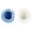 White+Blue, variant on VHXWUGN 1 Piece Blue Car Orbital Buffer Polisher Pad Bonnet Microfiber Max Bonnet Polishing Buffing Pad Cover(5-6 Inches)
