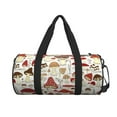 thumbnail image 2 of Bingfone Cartoon Mushrooms Print Gym Duffle Backpack for Men Women,Travel Weekender Carry-On Bags with Detachable Back Pack Straps for Traveling Overnight Climb Sports, 2 of 8