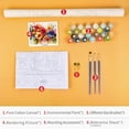 thumbnail image 4 of TISHIRON Paint by Numbers for Adults,16x20 inch Canvas Wall Art Colorful Floral Oil Painting by Numbers Kit for Home Wall Decor (Frameless), 4 of 6