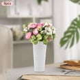 thumbnail image 5 of 8Pcs White Metal Vases Flower Vases Cylindrical Bouquet Flower Bucket Vase Stand, 5 of 13
