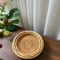 thumbnail image 6 of Natural Rattan Fruit Bowl, Round Tray for Snacks, Desserts,   Produce, 6 of 6