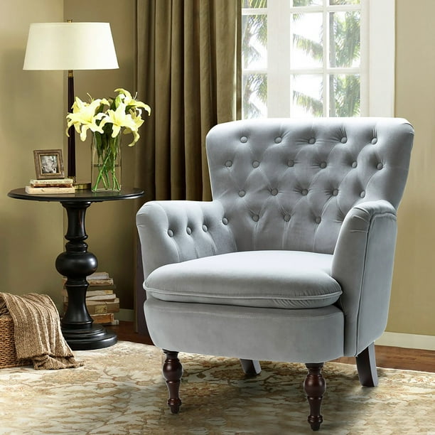 Didonato 28 Wide Tufted Velvet Armchair 24 2 Cute Small Accent Chairs That Can Save Space It Fit Well In Any Living Room Bedroom Or Guest Com Didonato 28 Wide Tufted Velvet, Cute Accent Chairs For Bedroom