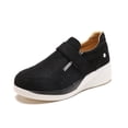 thumbnail image 3 of Womens Sneakers Fashion Sneakers Platform Slip On Loafers Shoes Casual Classic Fall Soft Comfortable Walking Shoes Clearance Sale, 3 of 4